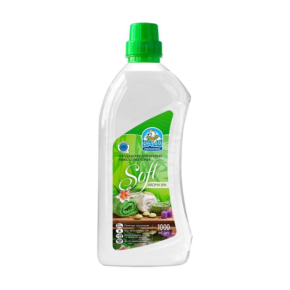 Кондиціонер для білизни BALU Professional Soft Aroma SPA 33 цикли прання, 1 л