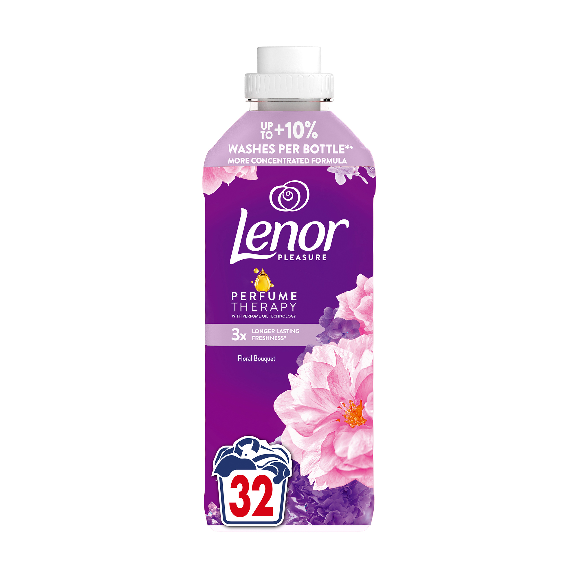 Кондиціонер для білизни Lenor Квітковий букет, 32 цикли прання, 675 мл